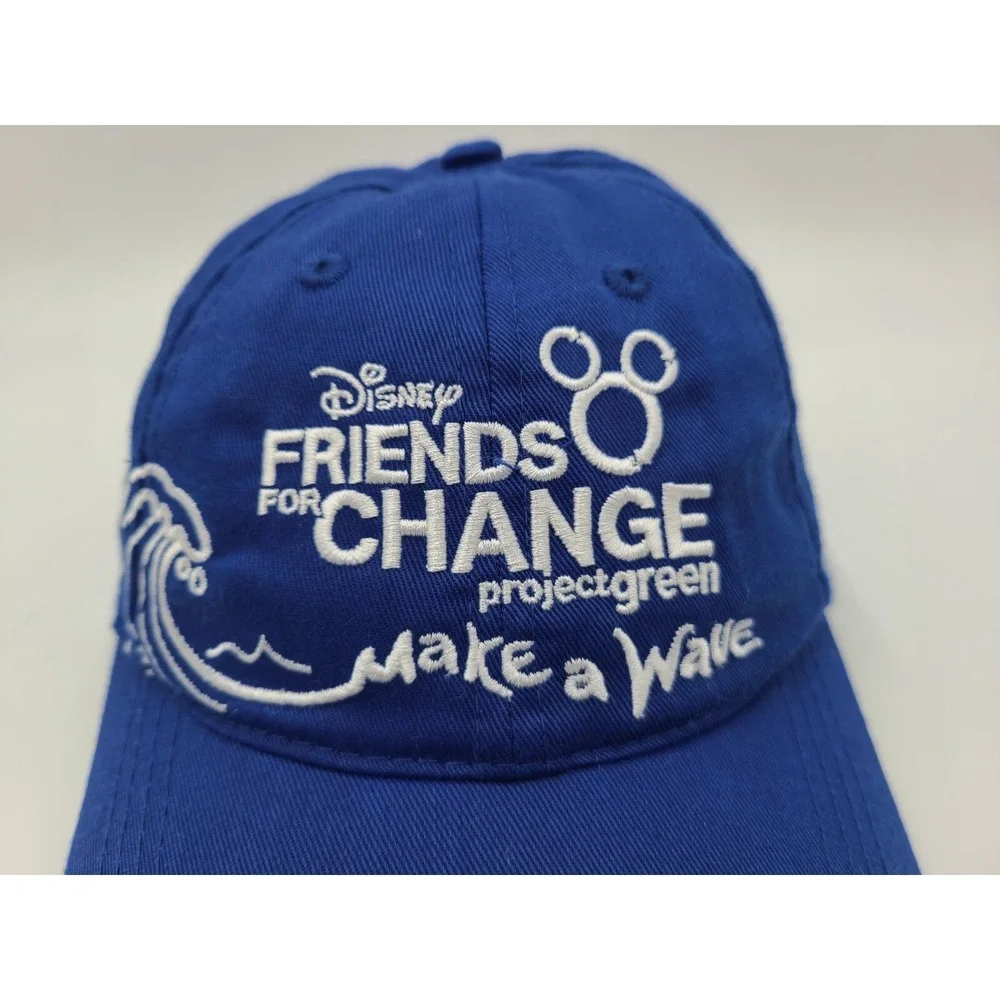 Youth Disney Friends For Change‎ Project Green Make A Wave Oceans Hat Cap Blue